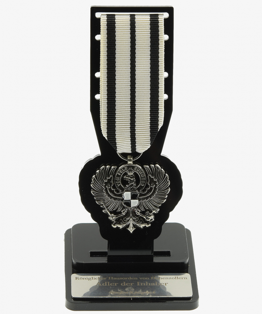 Display Stand, Prussia, Royal House Order of Hohenzollern Eagle of the Holders